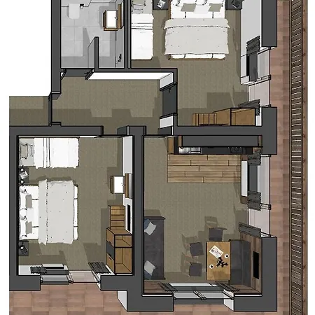 شقة Alpenresort Panorama *